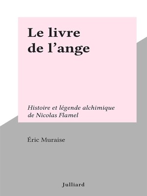 cover image of Le livre de l'ange